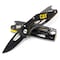 Cat 6-1/4 Inch Folding Skeleton Knife with Bottle Opener with Black Blade 980267 - alternate 1